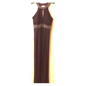 Plum Evening Dress